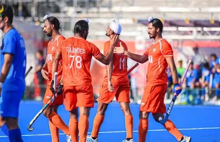 एशियन गेम्स 2026 में भारत का धमाका, दक्षिण कोरिया को 8-2 से रौंदा