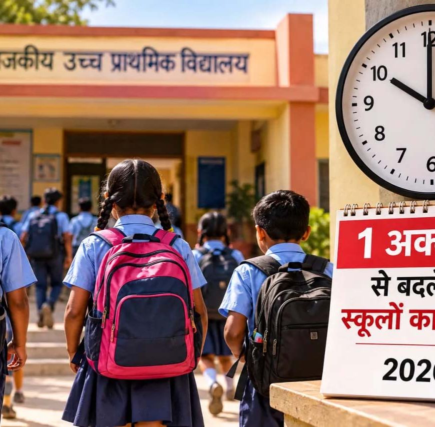 राजस्थान में स्कूल टाइमिंग बदलने की तैयारी, 1 अक्टूबर से लागू होगा शीतकालीन समय