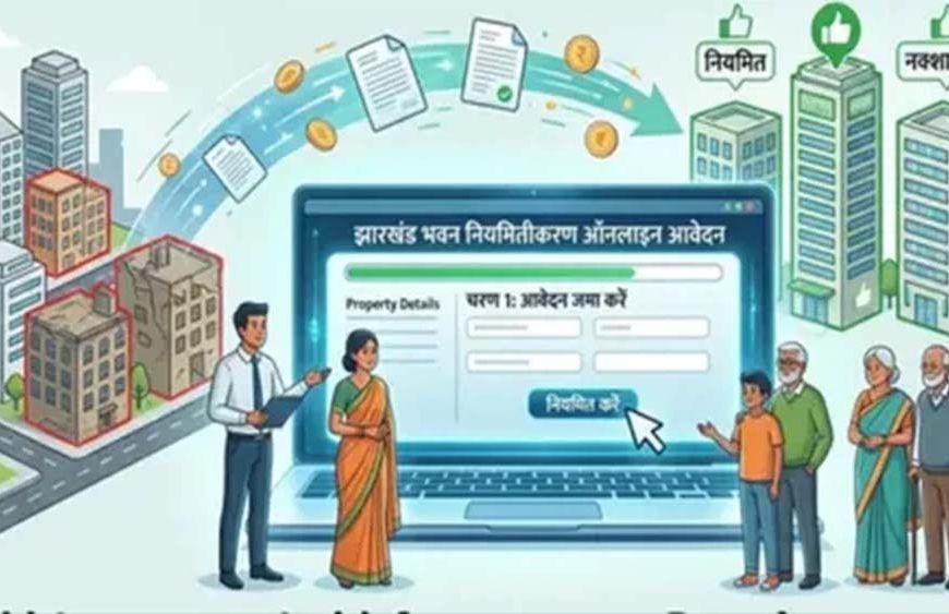 झारखंड में भवन नियमितीकरण योजना अटकी, 4500 से ज्यादा आवेदन पोर्टल बंद होने से लंबित