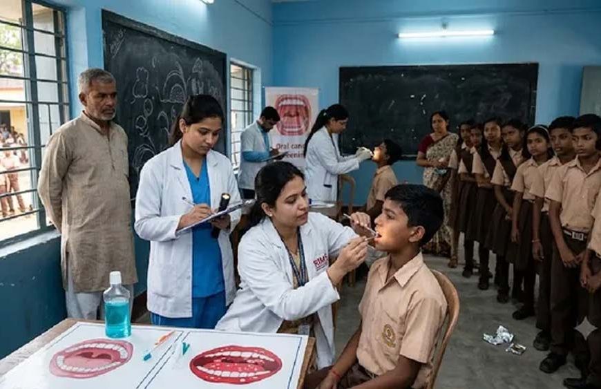 रांची में स्कूल के 10+ बच्चों के मुंह में मिले सफेद धब्बे, तंबाकू सेवन से कैंसर-पूर्व बदलाव