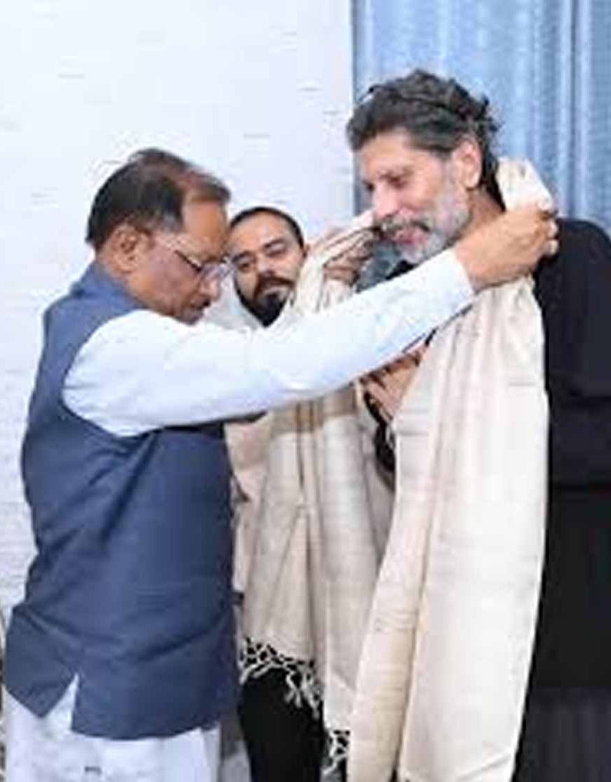 CM साय ने BJP प्रदेश अध्यक्ष किरण देव से की मुलाकात, स्वास्थ्य का जाना हाल