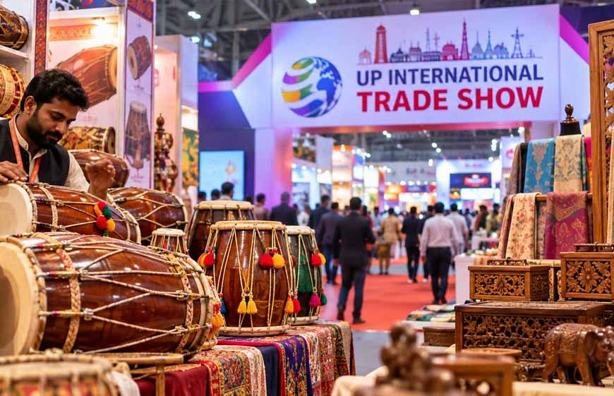 UP International Trade Show: ग्रेटर नोएडा में गूंजेगी अमरोहा की ढोलक, 6 इकाइयों को अंतरराष्ट्रीय मंच