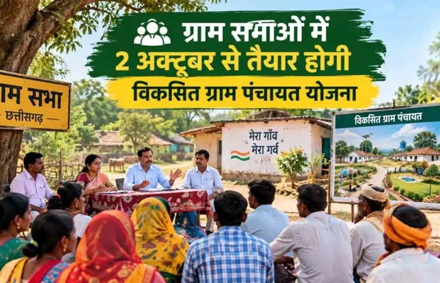 2 अक्टूबर से ग्राम सभाओं में बनेगी विकसित ग्राम पंचायत योजना, ग्रामीण तय करेंगे विकास की दिशा
