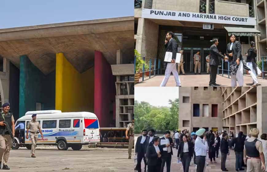 पंजाब-हरियाणा हाईकोर्ट को बम से उड़ाने की धमकी, परिसर खाली