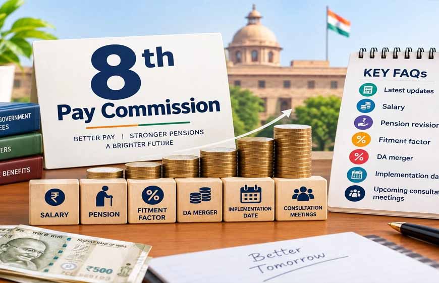 8th Pay Commission: पेंशनर्स ने ₹45 हजार न्यूनतम पेंशन की मांग उठाई