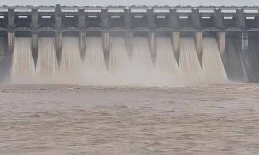 बरगी बांध लबालब, 9 गेट खुलते ही बढ़ेगा नर्मदा का जलस्तर