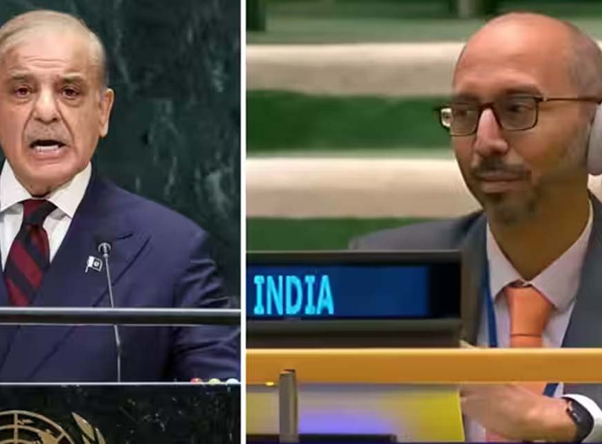 UN में शहबाज शरीफ के दावे पर भारतीय राजनयिक का रिएक्शन, कैमरे में कैद हुआ पल