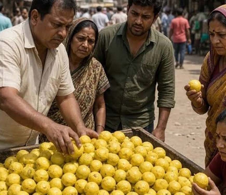 जोधपुर में नींबू के तेवर तीखे, 250 रुपए किलो पहुंचा भाव; 10 रुपए में मिल रहा सिर्फ एक नींबू