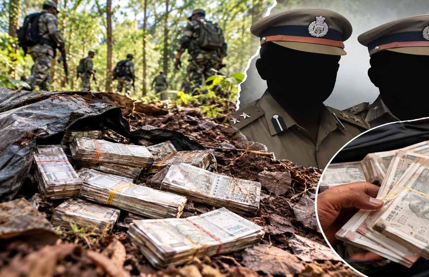 कांकेर में माओवादी डंप से मिले ₹20 लाख गायब, दो DSP पर बांटने का आरोप