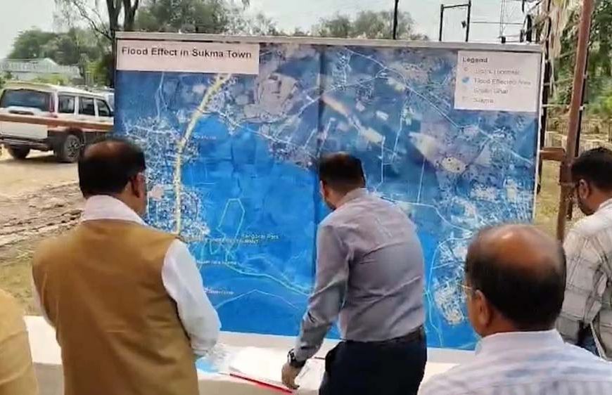 बाढ़ प्रभावित सुकमा पहुंचे CM साय, राहत केंद्रों का लिया जायजा