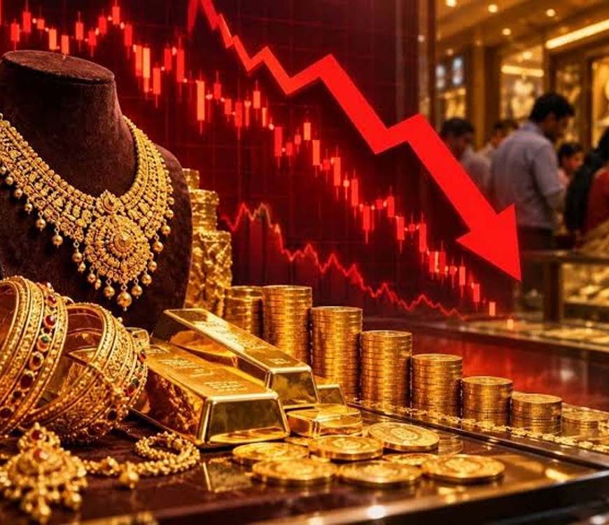 सोने के दाम में ₹4,140 की बड़ी गिरावट, 1.50 लाख से नीचे आया भाव; चांदी भी लुढ़की