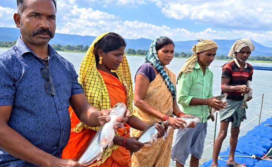 प्रधानमंत्री मत्स्य संपदा योजना से मल्हनिया जलाशय में बदली मछुआरों की जिंदगी