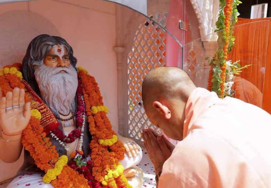 श्रीराम मंदिर के लिए जीवन समर्पित किया गोरक्षपीठ के पूज्य संतों ने: मुख्यमंत्री
