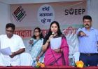 ​सारंगढ़ के महाविद्यालय में गुंजा ‘कोई मतदाता छूटे ना’ का संदेश