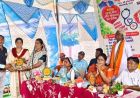 धमतरी जिला के मोंगरागहन में मेगा स्वास्थ्य शिविर का आयोजन