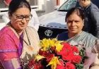 हरियाणा में BJP की अहम बैठक, नई प्रभारी स्मृति ईरानी पंचकूला पहुंचीं