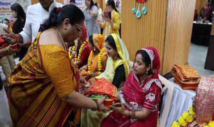 हर आंगनवाड़ी बनेगी पोषण, शिक्षा और सम्मान का केंद्र -आंगन मिलन सेवा में कार्यक्रम में मंत्री सु भूरिया ने की सहभागिता