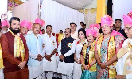अखिल भारतीय तैलिक साहू महासभा के राष्ट्रीय अधिवेशन में मुख्य अतिथि के रूप में शामिल हुए उप मुख्यमंत्री अरुण साव