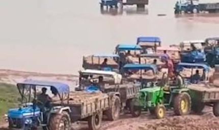 महानदी की कुरुद खदान में खुलेआम अवैध रेत उत्खनन, आंखें मूंदे बैठे खनिज अधिकारी