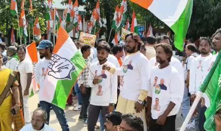 चंडीगढ़ में कांग्रेस का SIR और मुख्य चुनाव आयुक्त के खिलाफ रोष मार्च, जमकर हुआ प्रदर्शन