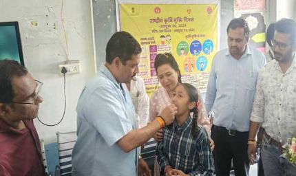 राष्ट्रीय कृमि मुक्ति दिवस के पहले दिन 1.12 करोड़ बच्चों एवं किशोरियों को दी गई कृमिनाशन खुराक