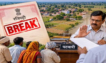 MP में 48 लाख रजिस्ट्रियों पर ब्रेक, स्वामित्व योजना में पटवारियों ने साइन से किया इनकार