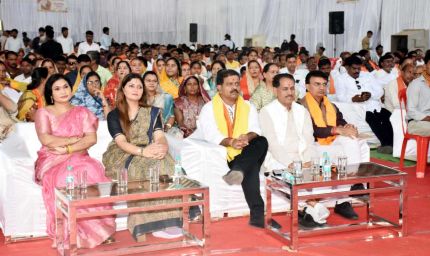 सेवा संकल्प अभियान के तहत कबीरधाम में निकली भव्य सेवा ज्योति यात्रा, उप मुख्यमंत्री  विजय शर्मा हुए शामिल