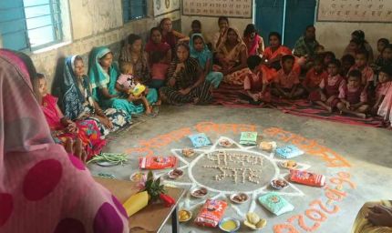 आंगन मिलन सेवा सूरजपुर के आंगनबाड़ी केंद्रों में सजी पोषण और खुशियों की चौपाल