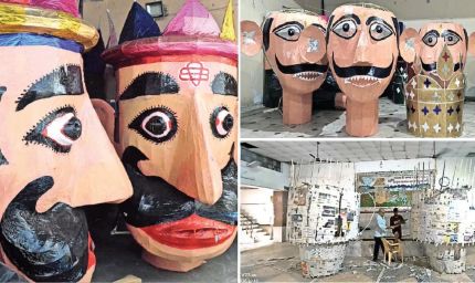 हरियाणा में गंगा-जमुनी तहजीब की मिसाल, 126 साल से मुस्लिम परिवार बना रहा रावण के पुतले