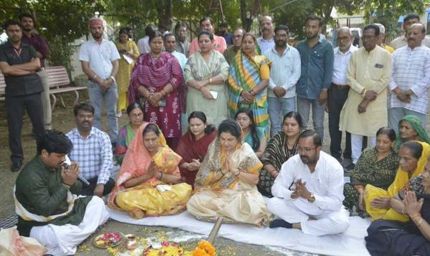 गोविंदपुरा क्षेत्र के वार्ड-60 में 42 लाख रुपये से अधिक के विकास कार्यों का हुआ भूमि-पूजन