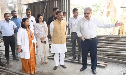 उप मुख्यमंत्री शुक्ल ने जीएमसी एवं हमीदिया चिकित्सालय परिसर में निर्माणाधीन कार्यों का किया निरीक्षण