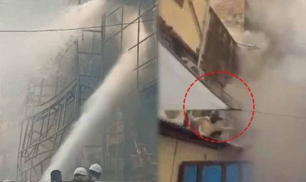 भोपाल के न्यू मार्केट में भीषण आग, 1 किमी दूर फायर स्टेशन फिर भी आधे घंटे में पहुंची दमकल