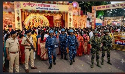 झारखंड में दुर्गा पूजा पर सुरक्षा के कड़े इंतजाम, 14 से 23 अक्टूबर तक जिलों में तैनात होंगे अतिरिक्त जवान