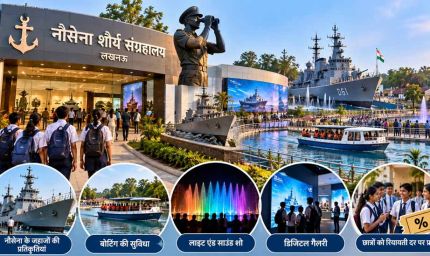 लखनऊ स्थित नौसेना शौर्य संग्रहालय का होगा विस्तार, 6.8 एकड़ में होगा वाटर बॉडी का विकास