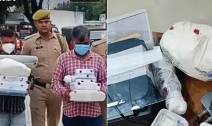 बदायूं में नकली नोट छापने वाले दो आरोपी गिरफ्तार, 1.57 लाख के जाली नोट और मशीनरी बरामद