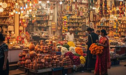 भोपाल में डेढ़ महीने तक चलेगा त्योहारी खरीदारी का दौर, गरबा-दशहरा और दिवाली के लिए बाजार तैयार