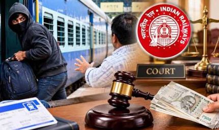 ट्रेन में यात्री का बैग चोरी होने पर रेलवे को झटका, अब देना होगा ₹1.45 लाख का मुआवजा