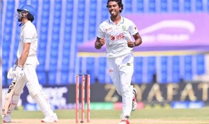 हसन महमूद ने टेस्ट क्रिकेट में रचा इतिहास, हैट्रिक लेने वाले बांग्लादेश के पहले तेज गेंदबाज बने