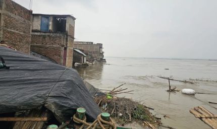 भागलपुर में गंगा का कहर, 65 परिवारों के घर नदी में समाए; बेघर लोगों ने सरकार से मांगा मुआवजा