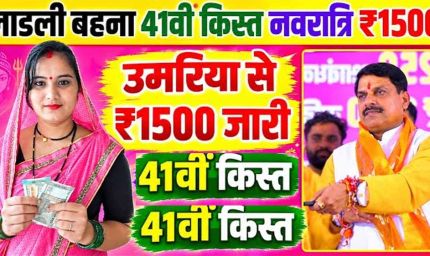 लाडली बहनों के खाते में आज आएगी 41वीं किस्त, CM मोहन यादव 14 अक्टूबर को करेंगे राशि ट्रांसफर