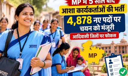 MP में 5 साल बाद आशा कार्यकर्ताओं की भर्ती, 4,878 नए पदों पर चयन को मंजूरी