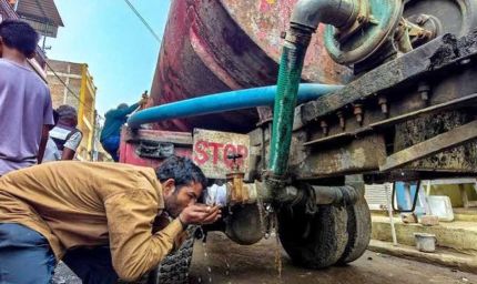 इंदौर में जल संकट पर सख्ती: GPS से होगी टैंकरों की निगरानी, पीने के पानी से गाड़ी धोने पर जुर्माना