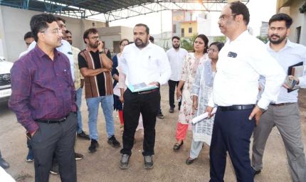 प्रमुख सचिव  सोनमणि बोरा ने एसटीपी प्लांट और पीएमई-बस डिपो का किया अवलोकन