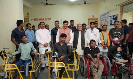 मुख्यमंत्री डॉ. यादव ने मुरैना जिला दिव्यांगजन पुनर्वास केंद्र का किया निरीक्षण