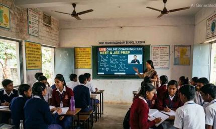 सरगुजा के 35 सरकारी स्कूलों में NEET-JEE की मुफ्त ऑनलाइन कोचिंग, छात्रों को मिलेगा फायदा