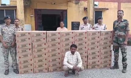 बस्तर में 75 पेटी अवैध शराब जब्त, दशहरा मेले में बेचने की थी तैयारी