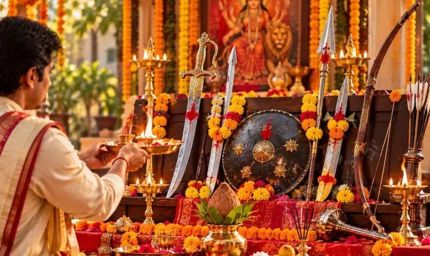 दशहरा 2026: आज 20 अक्टूबर को शस्त्र पूजा का शुभ मुहूर्त, जानें घर पर पूजा करने की सही विधि