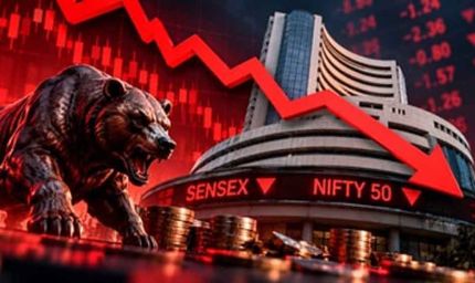 Stock Market Crash: 800 अंक उछलने के बाद धड़ाम हुआ सेंसेक्स, डे-हाई से 1,400 अंक फिसला