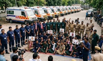झारखंड में 26 अक्टूबर से 108 एंबुलेंस सेवा ठप होने का खतरा, अनिश्चितकालीन हड़ताल पर जाएंगे कर्मचारी