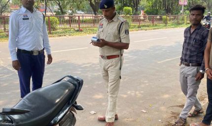भिलाई में 9 महीने में 9,216 चालकों ने तोड़े ट्रैफिक नियम
